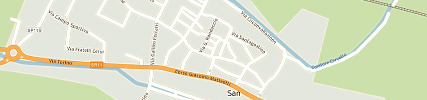 Mappa della impresa govoni patrizia a SAN GERMANO VERCELLESE