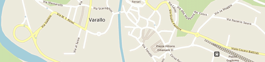 Mappa della impresa la vecchia bonomi claudia a VARALLO