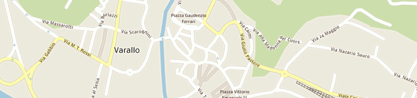 Mappa della impresa borgatta remo e c - snc a VARALLO