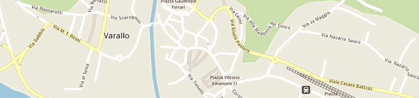 Mappa della impresa farmacia gino dr stefano a VARALLO