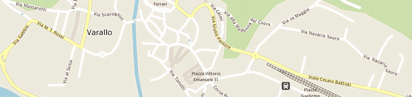 Mappa della impresa scuola materna parrocchiale a VARALLO