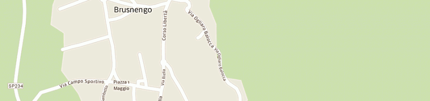 Mappa della impresa balocca antonio a BRUSNENGO