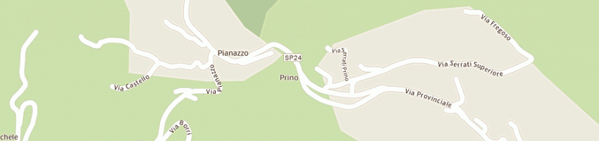 Mappa della impresa garulla giovanni a GIUSTENICE