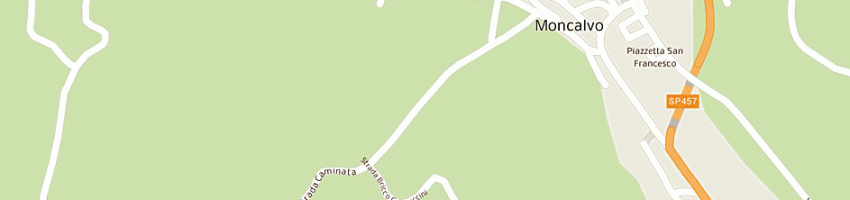Mappa della impresa carabinieri a MONCALVO