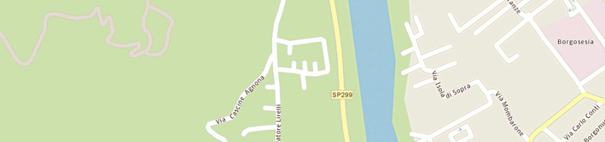 Mappa della impresa dea sas di paolo giroldi e c a BORGOSESIA