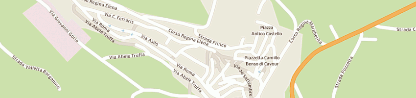 Mappa della impresa caffetteria green di camera luigi e c snc siglabile caffetteria green snc a ASTI