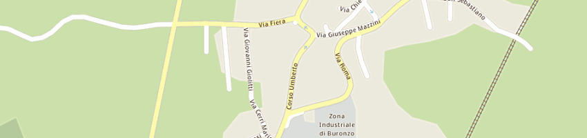 Mappa della impresa crivellaro giuseppe a BURONZO