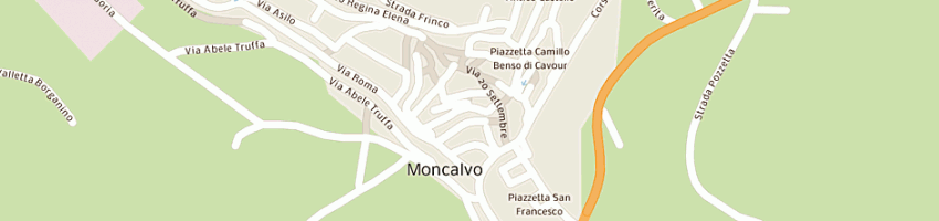 Mappa della impresa accatino giuseppe a MONCALVO