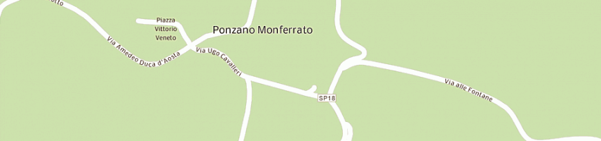 Mappa della impresa veglio daniela a PONZANO MONFERRATO