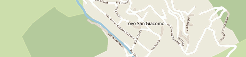 Mappa della impresa poste italiane spa a TOVO SAN GIACOMO