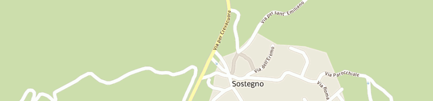 Mappa della impresa nozari angelo a SOSTEGNO
