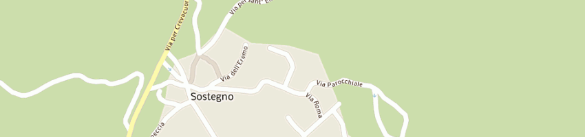 Mappa della impresa manenti antonio a SOSTEGNO