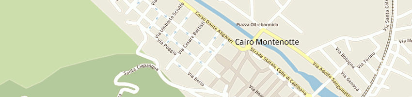 Mappa della impresa atletic club a CAIRO MONTENOTTE