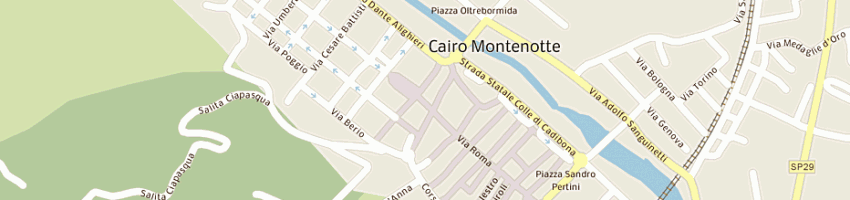 Mappa della impresa sdn immobiliare sas di carle fiorenza rosa e c a CAIRO MONTENOTTE
