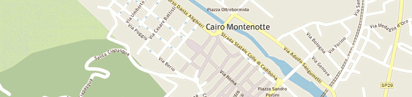 Mappa della impresa dotta sandra a CAIRO MONTENOTTE