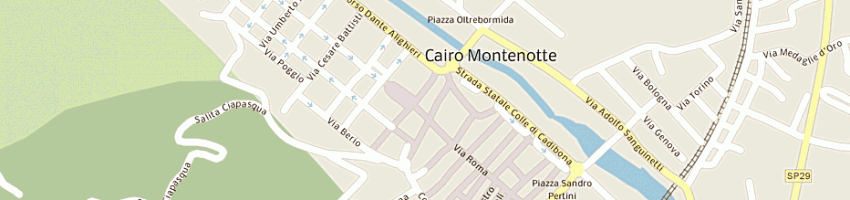 Mappa della impresa dancing la perla sas di brandone o e c a CAIRO MONTENOTTE