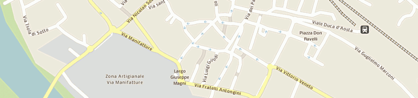 Mappa della impresa d'alfonso aurora a BORGOSESIA