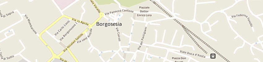 Mappa della impresa elgo floor sas di elgo cristina e c a BORGOSESIA