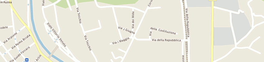 Mappa della impresa camici flavio a CAIRO MONTENOTTE
