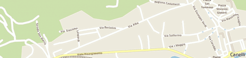 Mappa della impresa gazebo di serri maria fedela e c snc a CANELLI