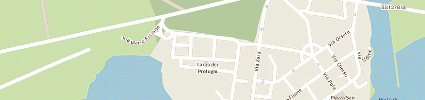 Mappa della impresa rau fratelli l e g a SASSARI