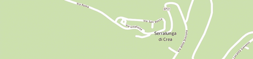Mappa della impresa caffe' santuario di crea a SERRALUNGA DI CREA
