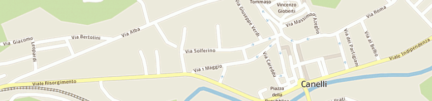Mappa della impresa alfi srl a CANELLI