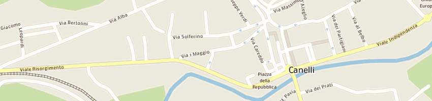 Mappa della impresa gianoglio enzo a CANELLI