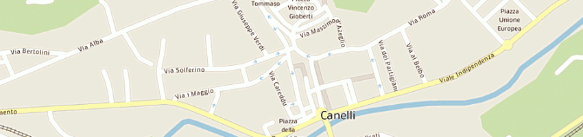 Mappa della impresa calabrese edoardo a CANELLI