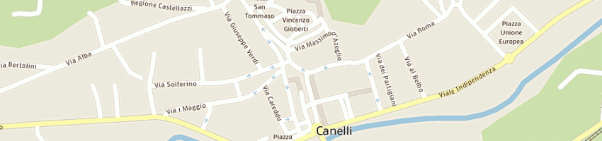 Mappa della impresa manzone carlo a CANELLI
