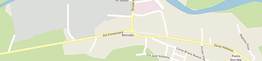 Mappa della impresa bar punto bar a SERRAVALLE SESIA