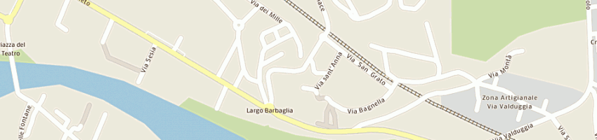 Mappa della impresa asilo nido a BORGOSESIA