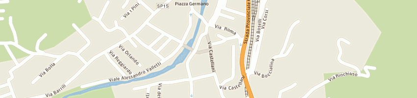 Mappa della impresa genta alfio a CARCARE