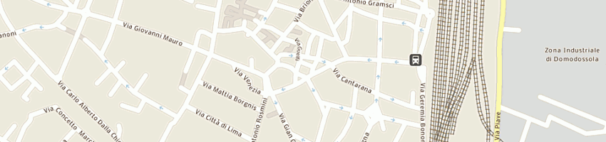 Mappa della impresa ambroso drgiuliano e dr eugenio a DOMODOSSOLA