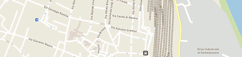 Mappa della impresa pama di marra e pandolfini e c - snc a DOMODOSSOLA