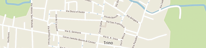 Mappa della impresa automobile club vercelli a TRINO