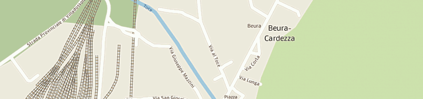 Mappa della impresa richini flaminio a BEURA CARDEZZA