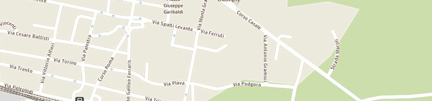 Mappa della impresa cavalli giulio a TRINO