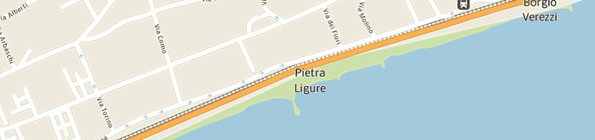 Mappa della impresa bagni isabella di patti giuseppe e c - snc a PIETRA LIGURE