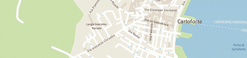 Mappa della impresa scotto salvatorina a CARLOFORTE