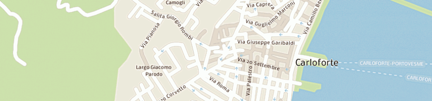 Mappa della impresa parrocchia s carlo a CARLOFORTE