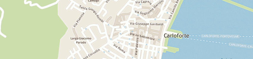 Mappa della impresa rombi isidoro a CARLOFORTE