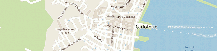 Mappa della impresa piras carmelo a CARLOFORTE