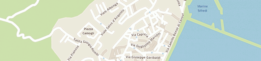 Mappa della impresa blue beach di serra felice emilio e volpe maria piera e c snc blue beach snc a CARLOFORTE