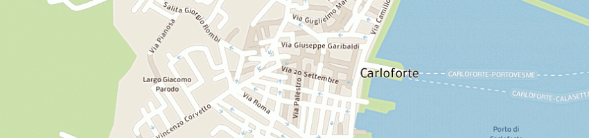 Mappa della impresa non solo fiori di veronese romano a CARLOFORTE