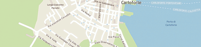 Mappa della impresa vitiello pietro biagio a CARLOFORTE