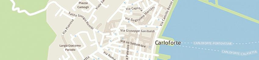 Mappa della impresa ferrara vincenzina a CARLOFORTE