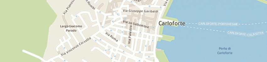 Mappa della impresa l'oasi di lenzini anna maria a CARLOFORTE