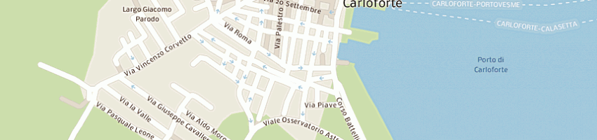 Mappa della impresa panzalis adalgisa e c societa' in nome collettivo a CARLOFORTE