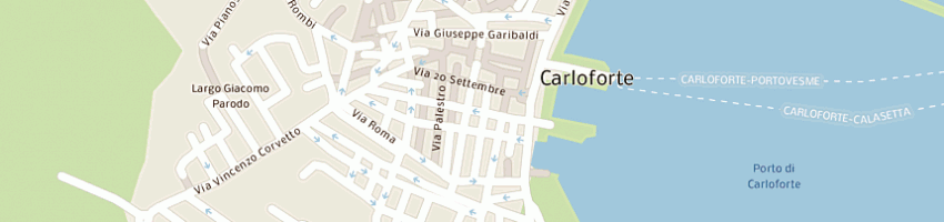 Mappa della impresa napoli andrea a CARLOFORTE